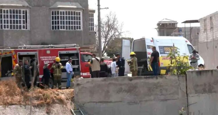 Aseguran restos humanos en el Canal de Cartagena en Ecatepec, Estado de México