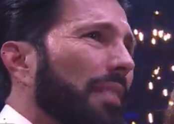 Así rompió en llanto Poncho De Nigris al ver a su esposa ganar en Ring Royale 1