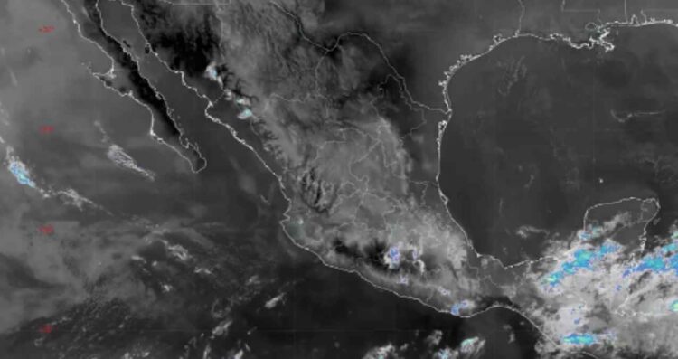 Así se ve el ingreso del nuevo frente frío a México: ¿En qué regiones afectará?