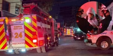 Autoridades atienden fuga de gas cloro en planta de bombeo de Agua y Drenaje en Monterrey, NL
