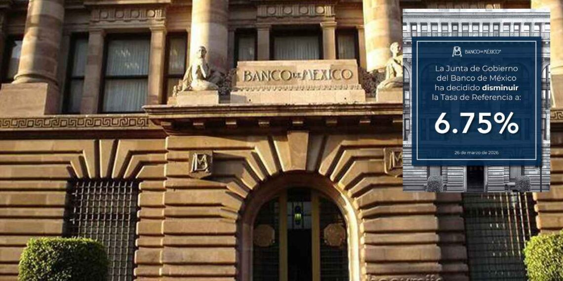 Banxico sorprende al bajar la tasa de interés en 25 puntos