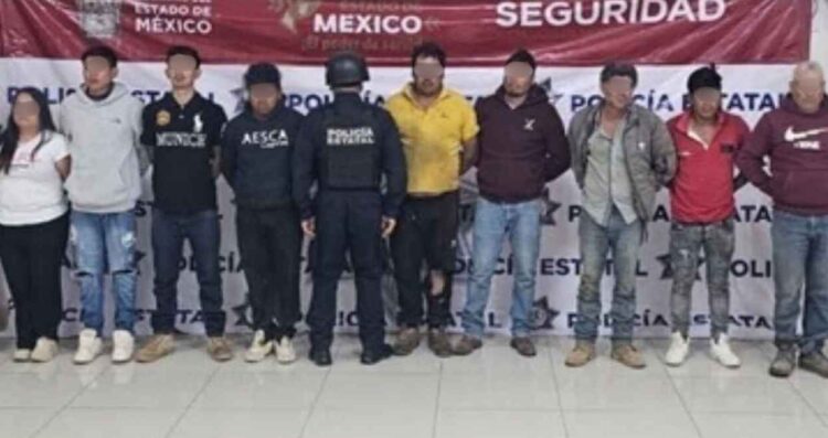 Caen nueve presuntos integrantes de “La Familia Michoacana” por extorsión en la Ciudad de México