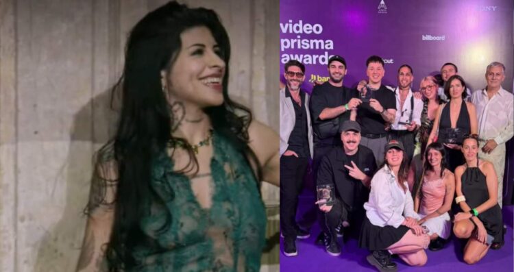 Cazzu celebra el éxito de Latinaje y gana cuatro premios en los Video Prisma Awards