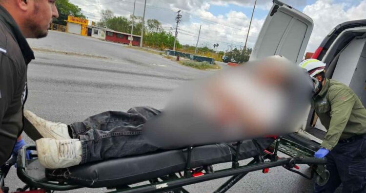 Ciclista accidente en Matamoros