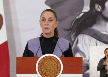 Claudia Sheinbaum afirma que cuenta con una posible causa del derrame de hidrocarburo en el Golfo de México