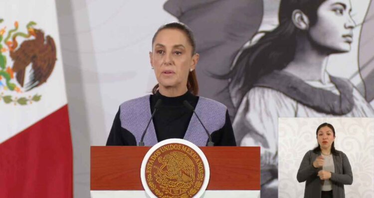 Claudia Sheinbaum afirma que cuenta con una posible causa del derrame de hidrocarburo en el Golfo de México