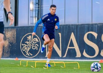 Cristiano Ronaldo entrenamiento