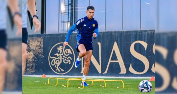 Cristiano Ronaldo entrenamiento