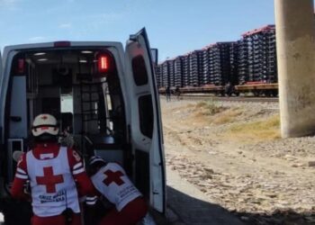 Hombre tren Nuevo Laredo