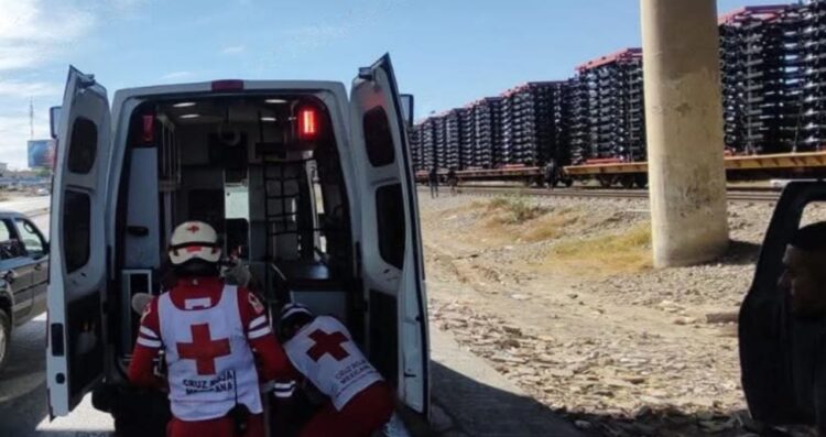 Hombre tren Nuevo Laredo