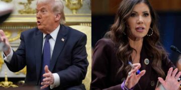 Donald Trump anuncia salida de Kristi Noem del Departamento de Seguridad Nacional