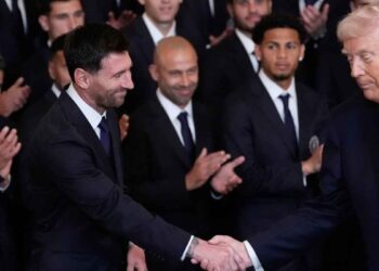 Lionel Messi visitó a Donald Trump