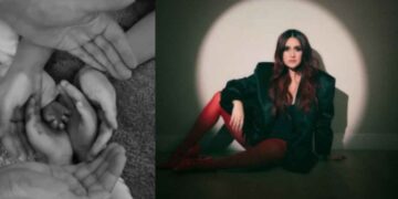 Dulce María anuncia el nacimiento de su segunda hija con un emotivo video