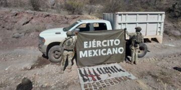 Ejército asegura armas y explosivos durante operativo en Moris, Chihuahua