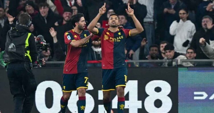 El Genoa de Johan Vásquez se impone a la Roma en la Serie A