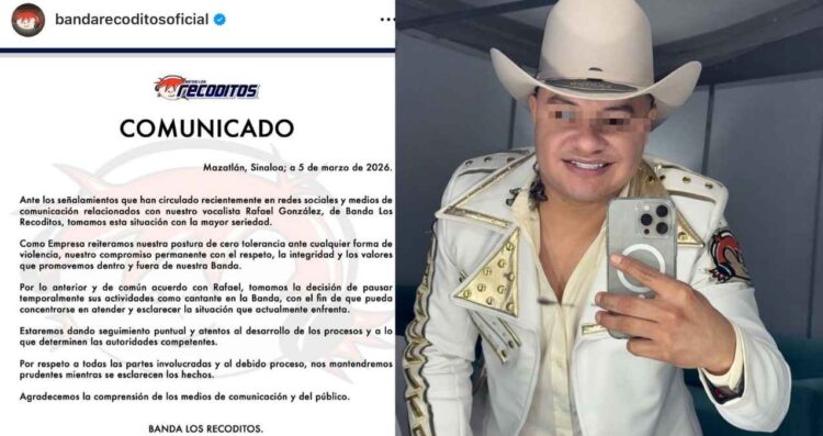 El cantante Rafael González acusado de agresión por su esposa