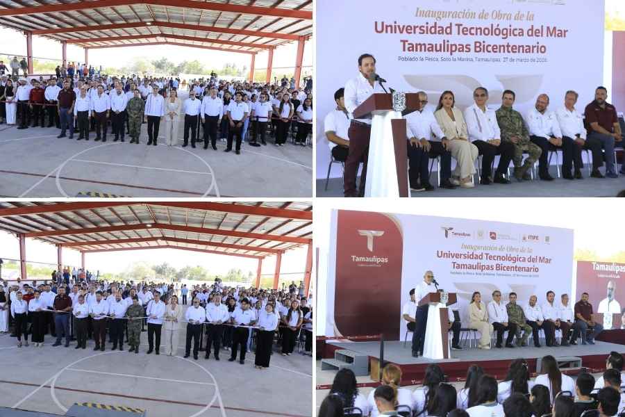 Entrega Américo obras por más de 19 mdp en la UTMAR y destaca modelo educativo humanista