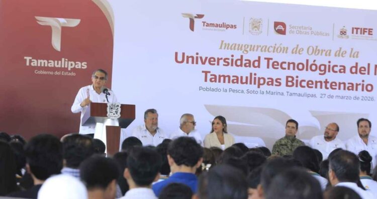 Entrega Américo obras por más de 19 mdp en la UTMAR y destaca modelo educativo humanista