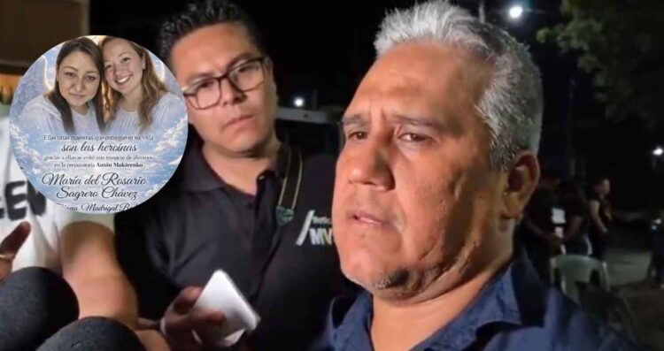 Esposo de una de las maestras que murió en preparatoria de Michoacán exige justicia