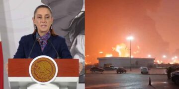 FGR investiga incendio en la refinería de Dos Bocas, afirma Sheinbaum