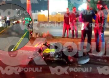 Fatal choque en el puente “El Barquito” en Altamira, Tamaulipas, deja sin vida a motociclista