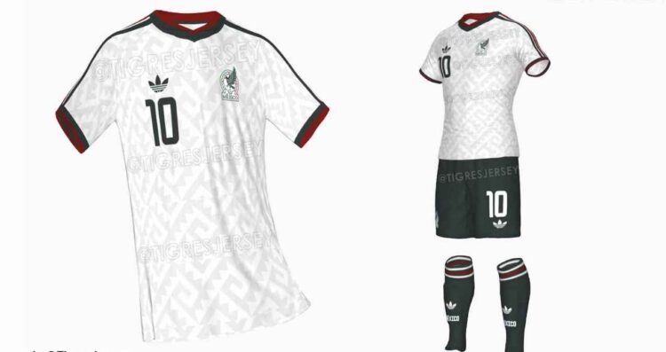 Filtran la nueva camiseta de visitante de la Selección Mexicana para el Mundial 2026