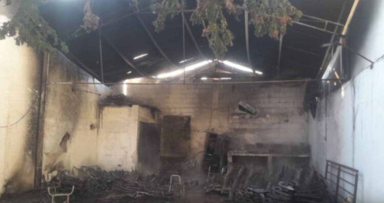 Fuego automóvil Juárez