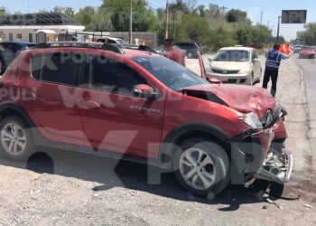 Fuerte choque deja a estudiante lesionado en Ciudad Victoria, Tamaulipas