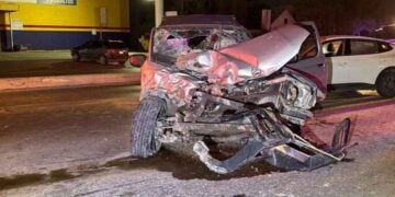 choque múltiple carretera Reynosa-Río Bravo