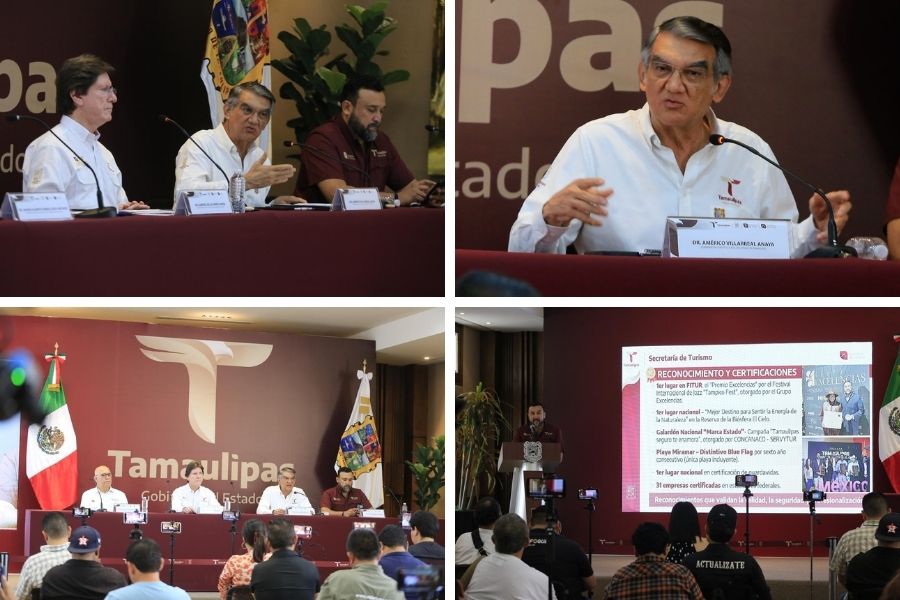 Gobierno de Tamaulipas salud y turismo