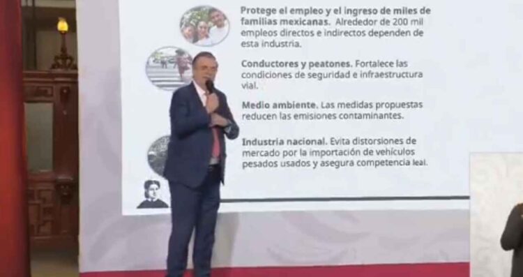 Gobierno federal lanza plan para renovación de vehículos pesados y otorgar incentivos fiscales