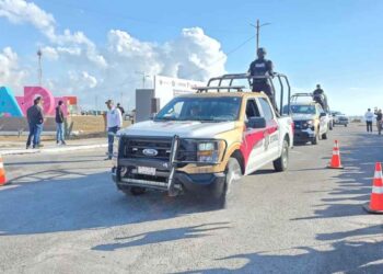 Guardia Estatal refuerza seguridad en Playa Bagdad con Operativo Semana Santa 2026
