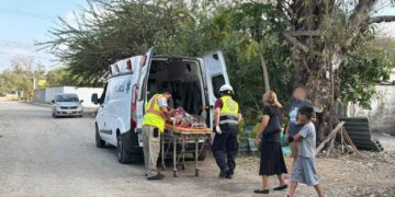 Hombre techo en San Agustín