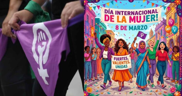 Hora de marcha por Día Internacional de la Mujer en Nuevo León