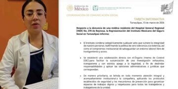 IMSS Tamaulipas lanza comunicado por denuncia de acoso