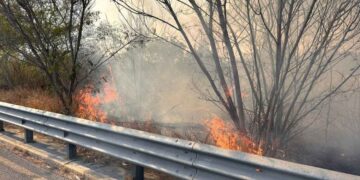 Incendio Santa Catarina en Monterrey