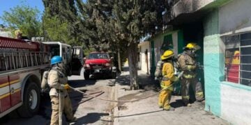 Incendio en Saltillo