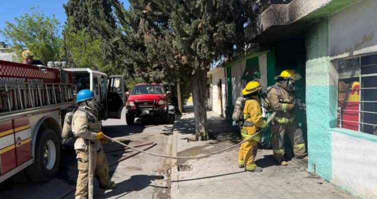 Incendio en Saltillo
