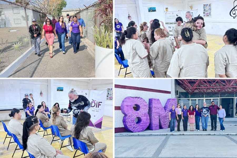 Internas del CEDES de Altamira, Tamaulipas, participan en conferencia por el Día Internacional de la Mujer