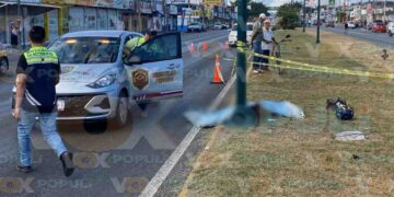 Joven motociclista muere tras ser atropellado por un adulto mayor en Tampico, Tamaulipas (1)