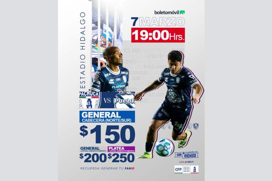 Liga MX ¿A qué hora y dónde ver Pachuca vs Puebla en la Jornada 10 del Clausura 2026