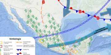 Lluvias y vientos clima en México