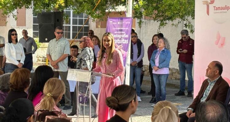Lucy Rodríguez de Gattás encabeza campaña de mastografías gratuitas en Ciudad Victoria, Tamaulipas