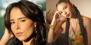 Majo Aguilar se molesta tras pregunta sobre la boda de su prima Ángela Aguilar (1)