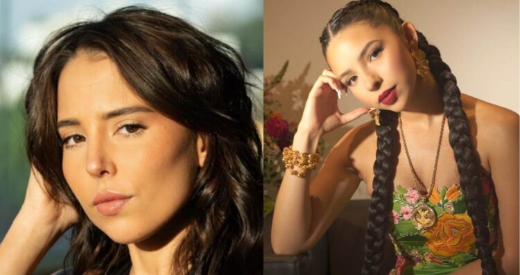Majo Aguilar se molesta tras pregunta sobre la boda de su prima Ángela Aguilar (1)