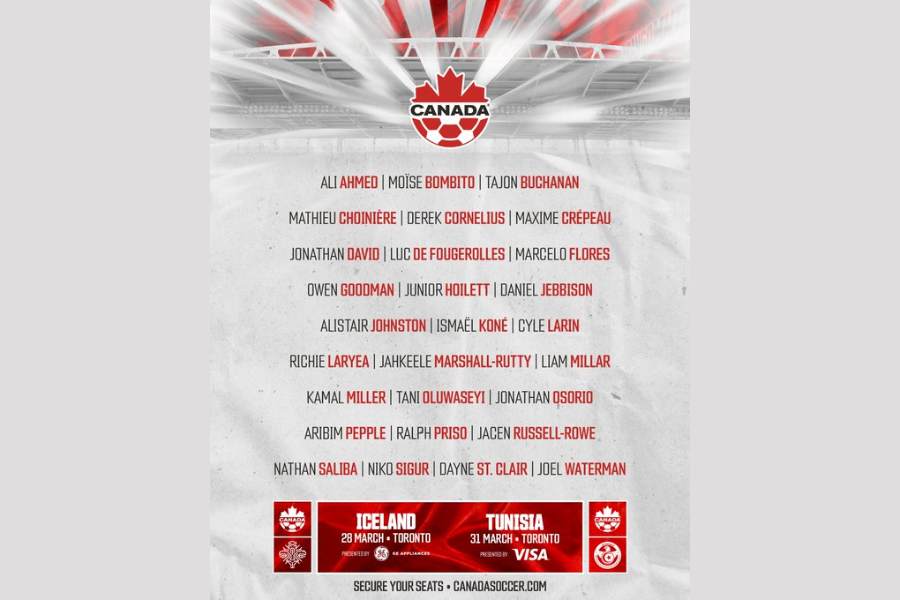 Marcelo Flores es convocado por Canadá ante Islandia y Túnez