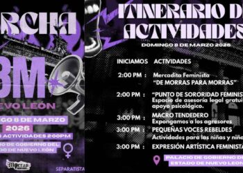 Marcha del 8M en Nuevo León: ¿Cuáles serán los lugares de concentración?