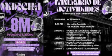 Marcha del 8M en Nuevo León: ¿Cuáles serán los lugares de concentración?