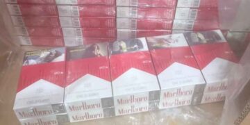 Marina asegura 180 mil cajetillas de cigarrillos ilegales en el AICM de la Ciudad de México