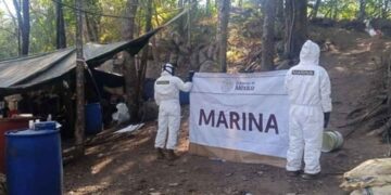 Marina localiza y desmantela laboratorio clandestino en Culiacán, Sinaloa